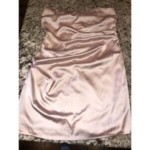 Selfie Leslie Women's Blush Pink Dress Large Strapless